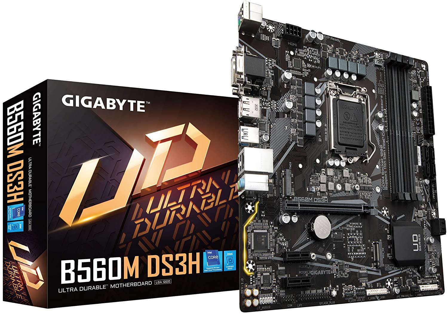 Buy GIGABYTE B560M DS3H LGA 1200 Intel B560 MICRO ATX Intel ...